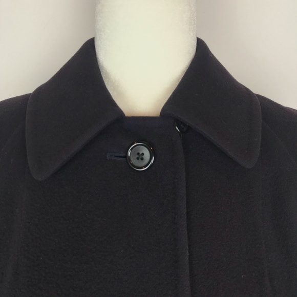 Burberry Purple Pure Cashmere Long Trench Coat - Picture 2 of 8